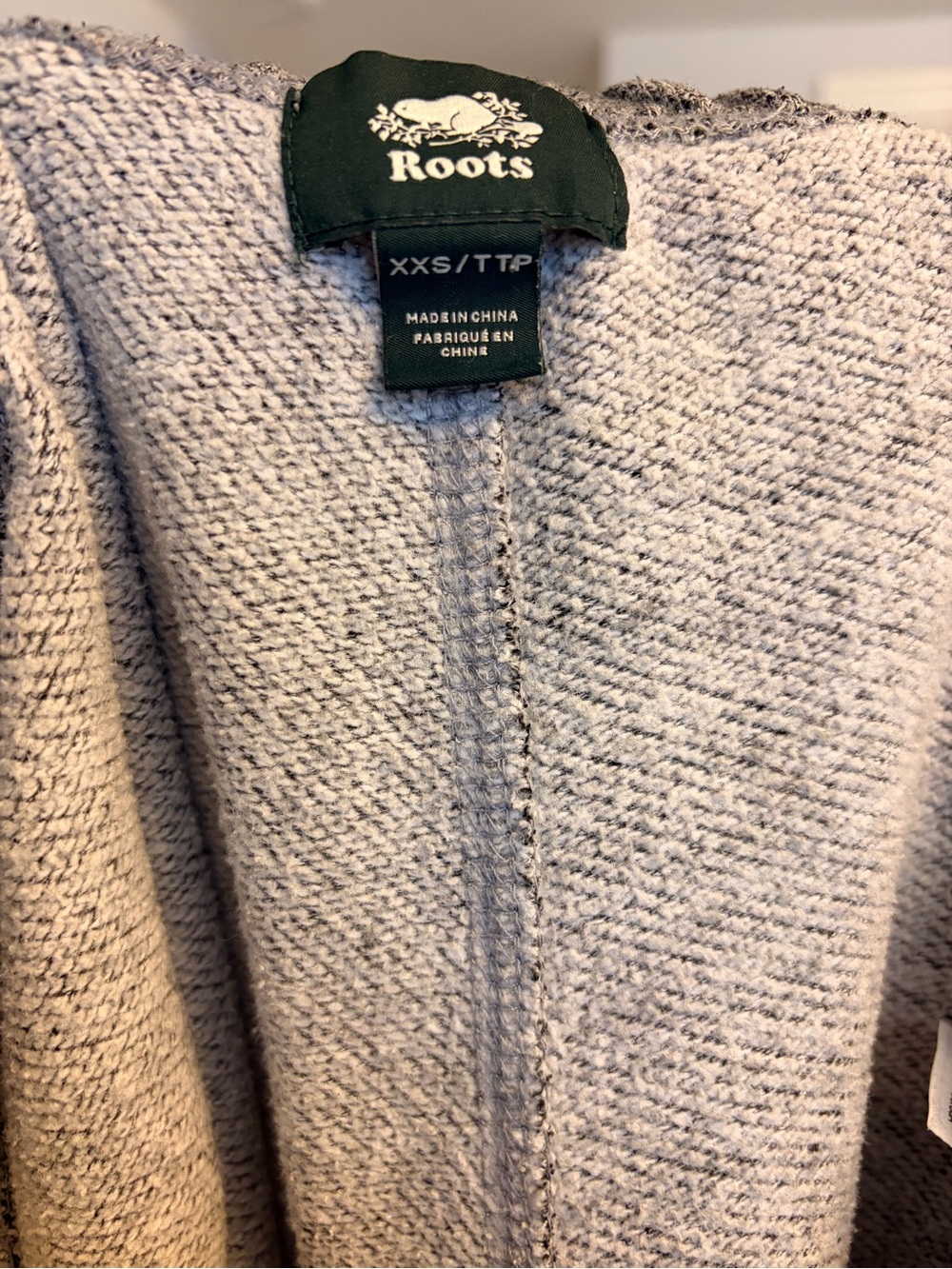 Roots original Salt and pepper XXS Logo Sweatpants - Picture 4 of 4